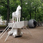 Kunst op het Voorhout in Den Haag